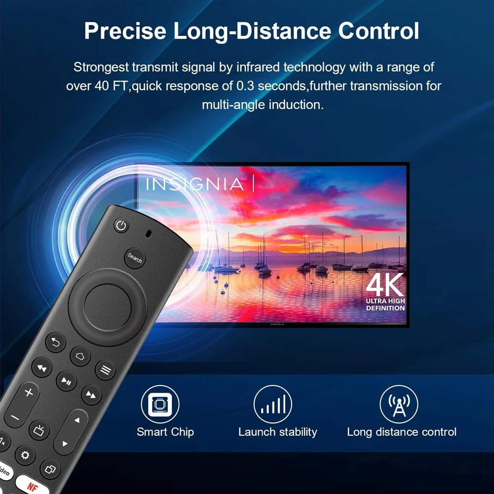 Mando a distancia Universal de repuesto, paquete de 2 unidades, para Insignia de TV y Toshiba, Smart TV, Hisense, AMZ, Omni, NS-RCFNA-21