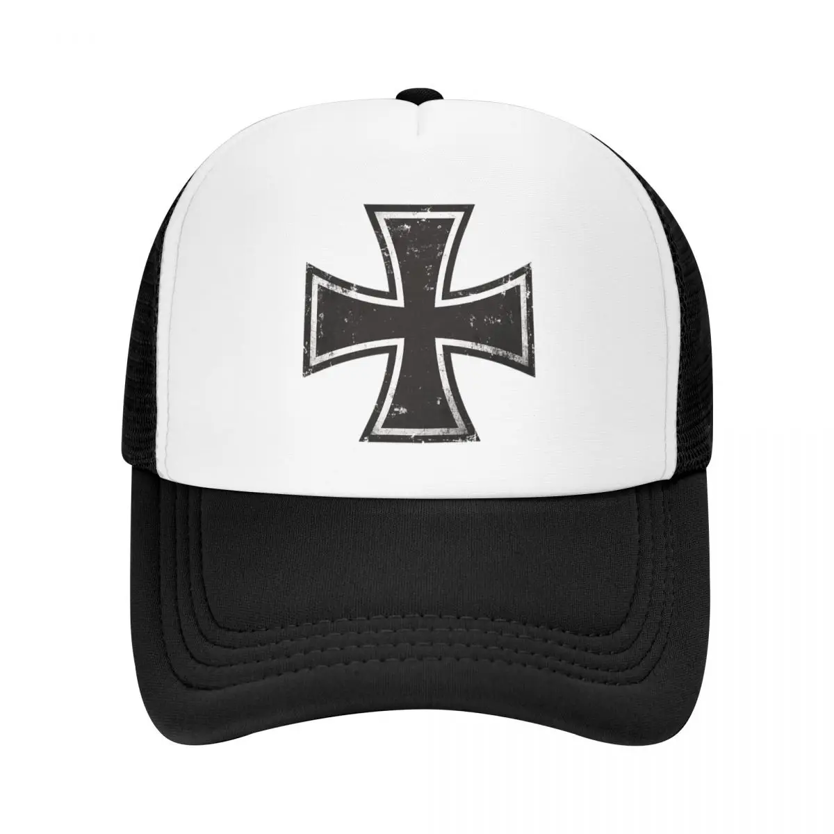 

Personalized German Iron Cross Baseball Cap for Men Women Adjustable Trucker Hat Sports Snapback Caps