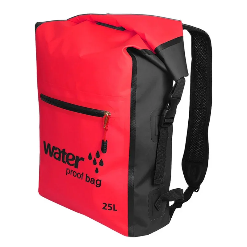 Mochila impermeable de 25L, bolsa seca, bolsa de almacenamiento, para natación, Rafting, Kayak, río, Trekking, navegación flotante