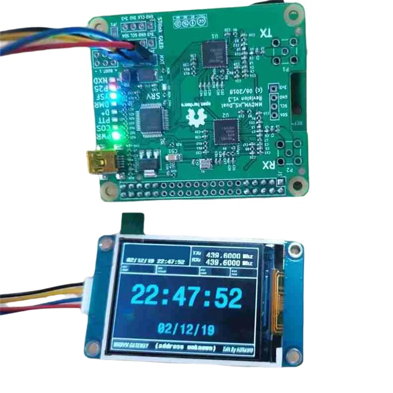 ABJF-2.2 Polegada tela tft hotspot nextion entrada display para jumbospot mmdvm kit placa hotspot uhf vhf para raspberry pi zero w