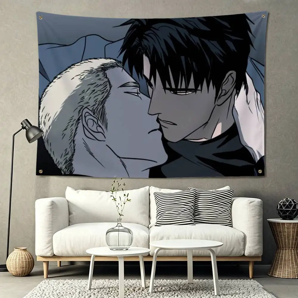 BL Shutline Jake Shin Flags for Bedrooms Home Decor Items Outdoor Decors Garage Decoration Flaga 6