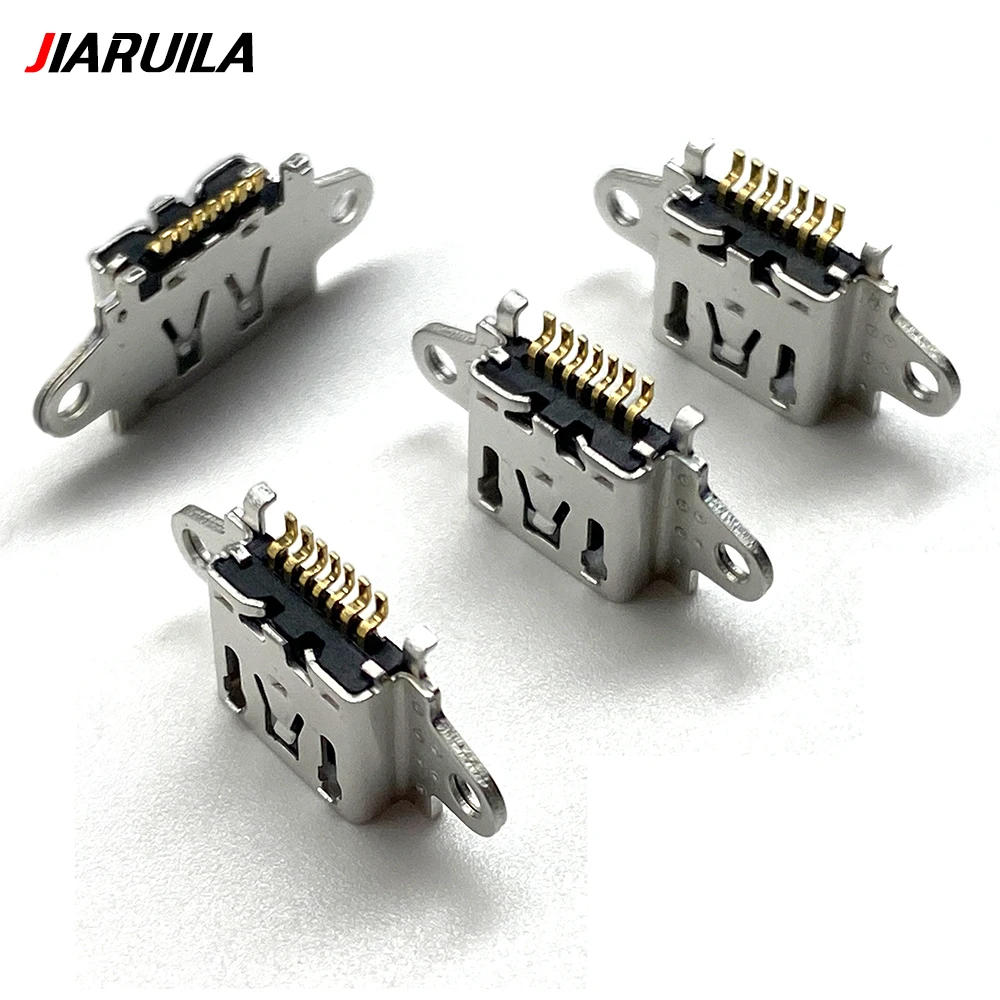 15Pcs-2000Pcs，Micro USB Jack Connector Female Charging Socket For OPPO A83 A9 A9X R15X A15X AX5 AX7 R7 Plus A71 K1 A3 A5 A73 F3