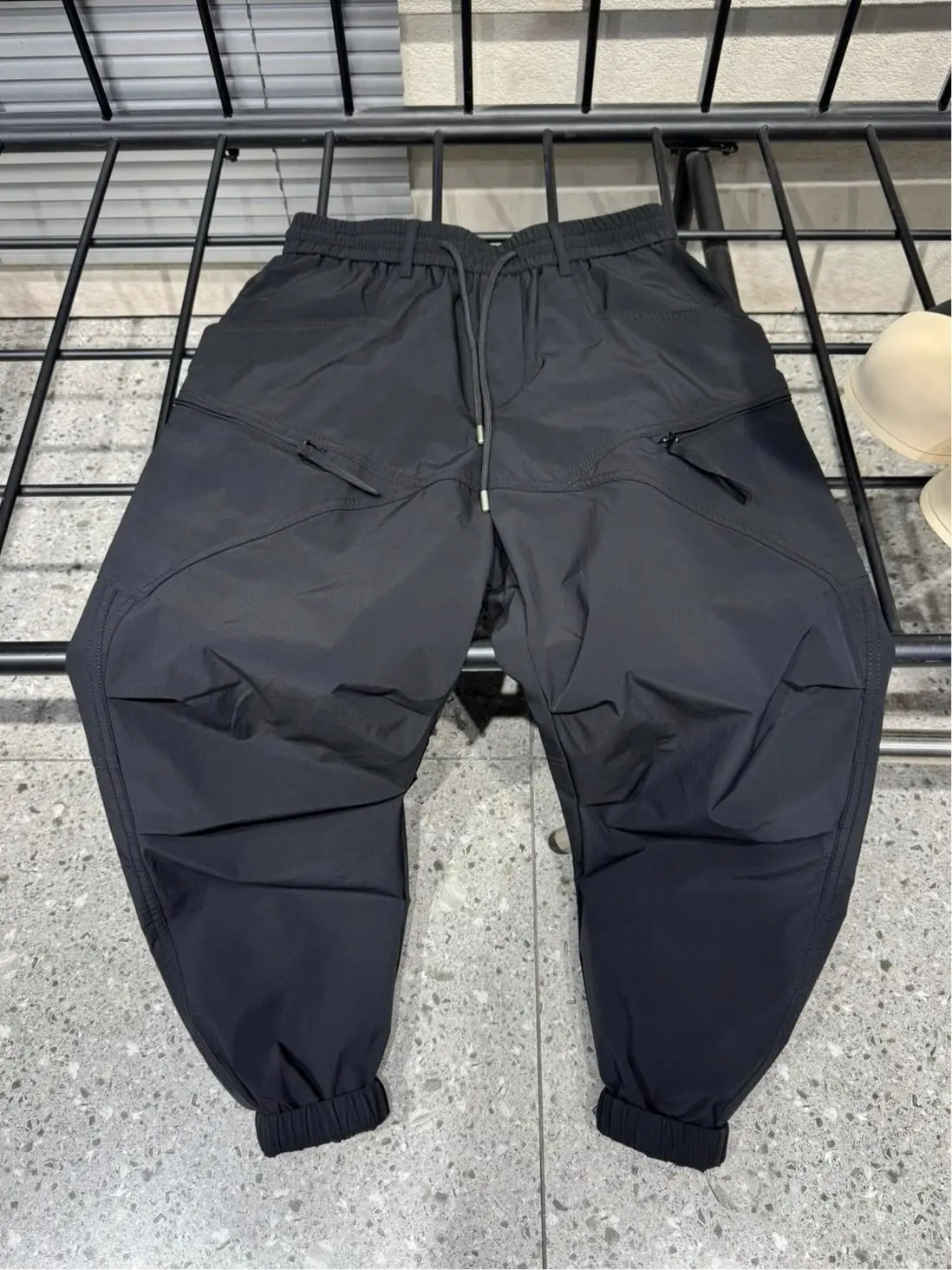 Zipper Pocket 2026 Overalls Mens Summer Thin Ruffian Handsome Trend Harlan Versatile Men's Elastic Waist Sports Tied Cargo Pants