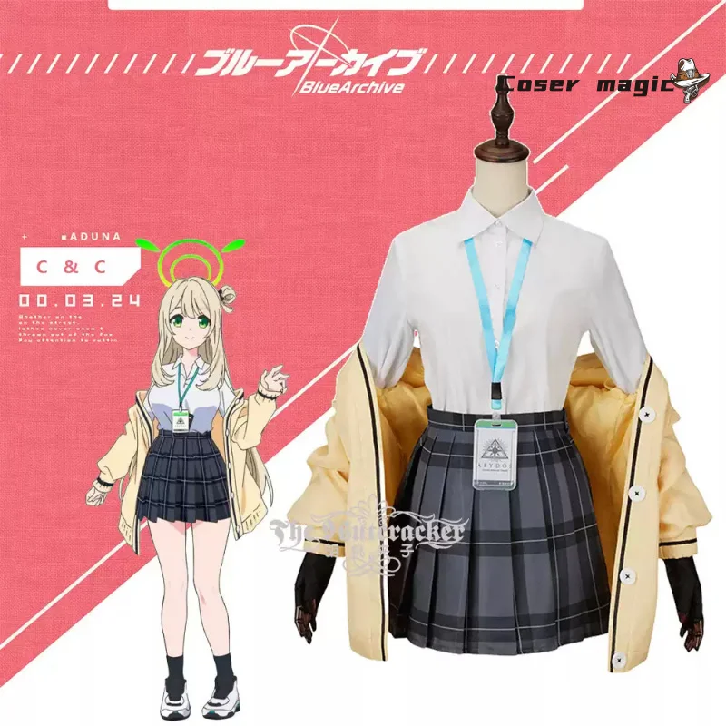 

Blue Archive Izayoi Nonomi Cosplay Costume Cos Game Anime Party Uniform Hallowen Play Role Clothes Clothing