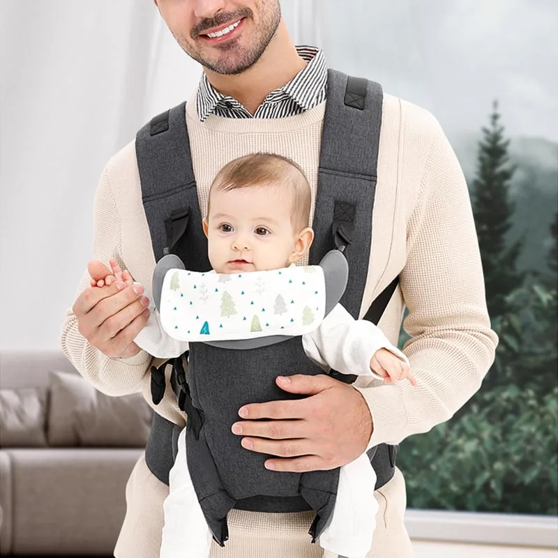 

Портативная льняная переноска-слинг для младенцев и малышей, многофункциональная, с регулируемыми лямками и сиденьем на бедре, качественная