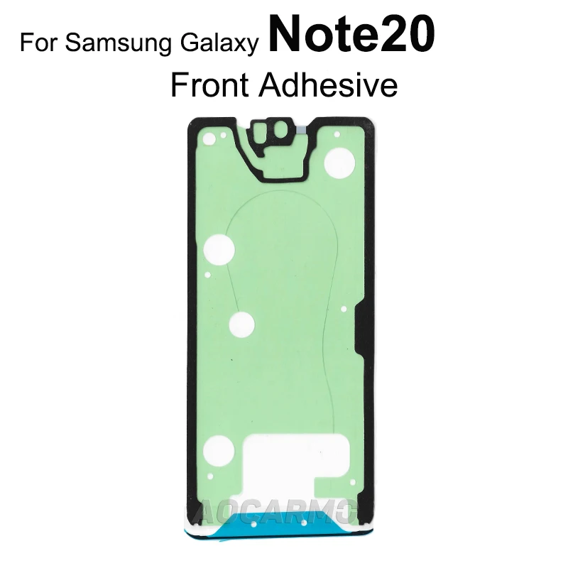 Aocarmo For Samsung Galaxy Note 20 Full Set Adhesive Note20 LCD Screen Tape Back Cover Frame Camera Lens Sticker Glue