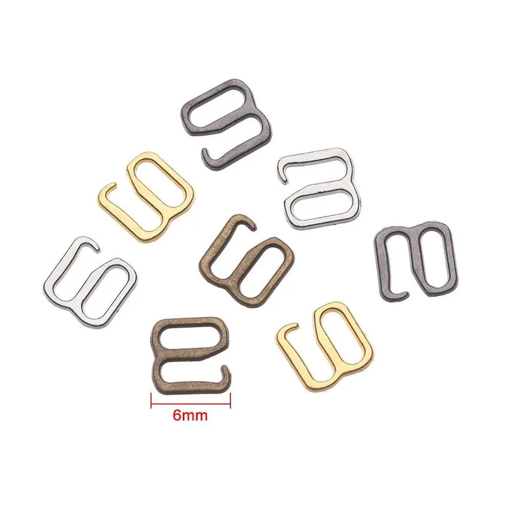 20/40 pz Mini Ultra-piccolo 6mm 9 tipo metallo Bar bambola Tri-glide fibbie per cinture clip glutei regolazione fibbie bambola fai da te