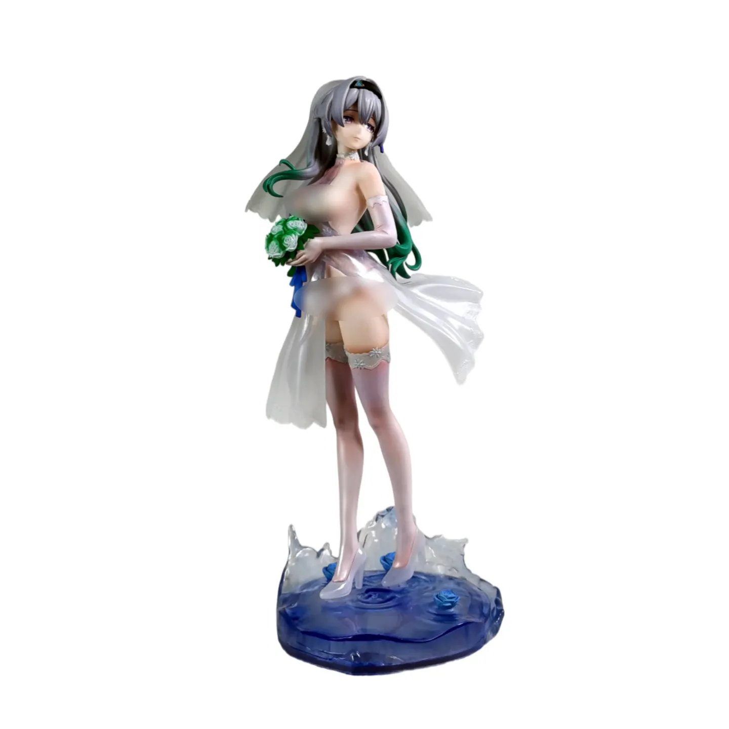 Anime Girl Figure 30cm Wedding Dress Statue - Desktop Display Ornament Collectible Home Room Decoration for Anime Fans