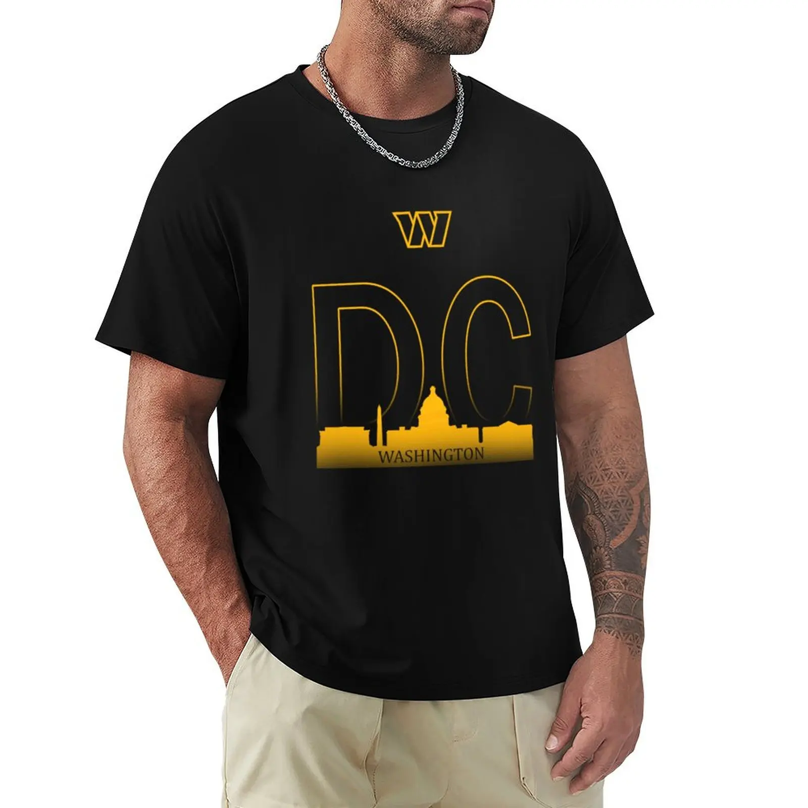 Washington New Name T-Shirt plus size clothes boys whites funnys summer tops mens t shirts pack