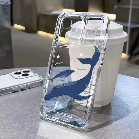 Shark Painted Case For Samsung Galaxy S25 Funda A56 5G A16 A15 A55 A54 A53 A36 A35 A34 A26 S24 Ultra S23 FE S22 Plus Soft Cover