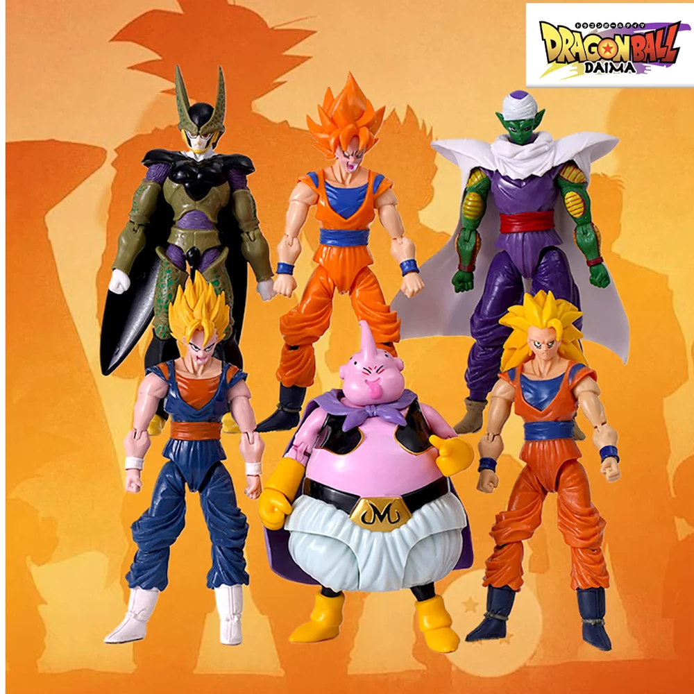 

DRAGON BALL Z Action Figure Banpresto Vegeta Majin Buu Joint Movable Doll Anime Collectible Goku Model Statue Toy for Kids Adult