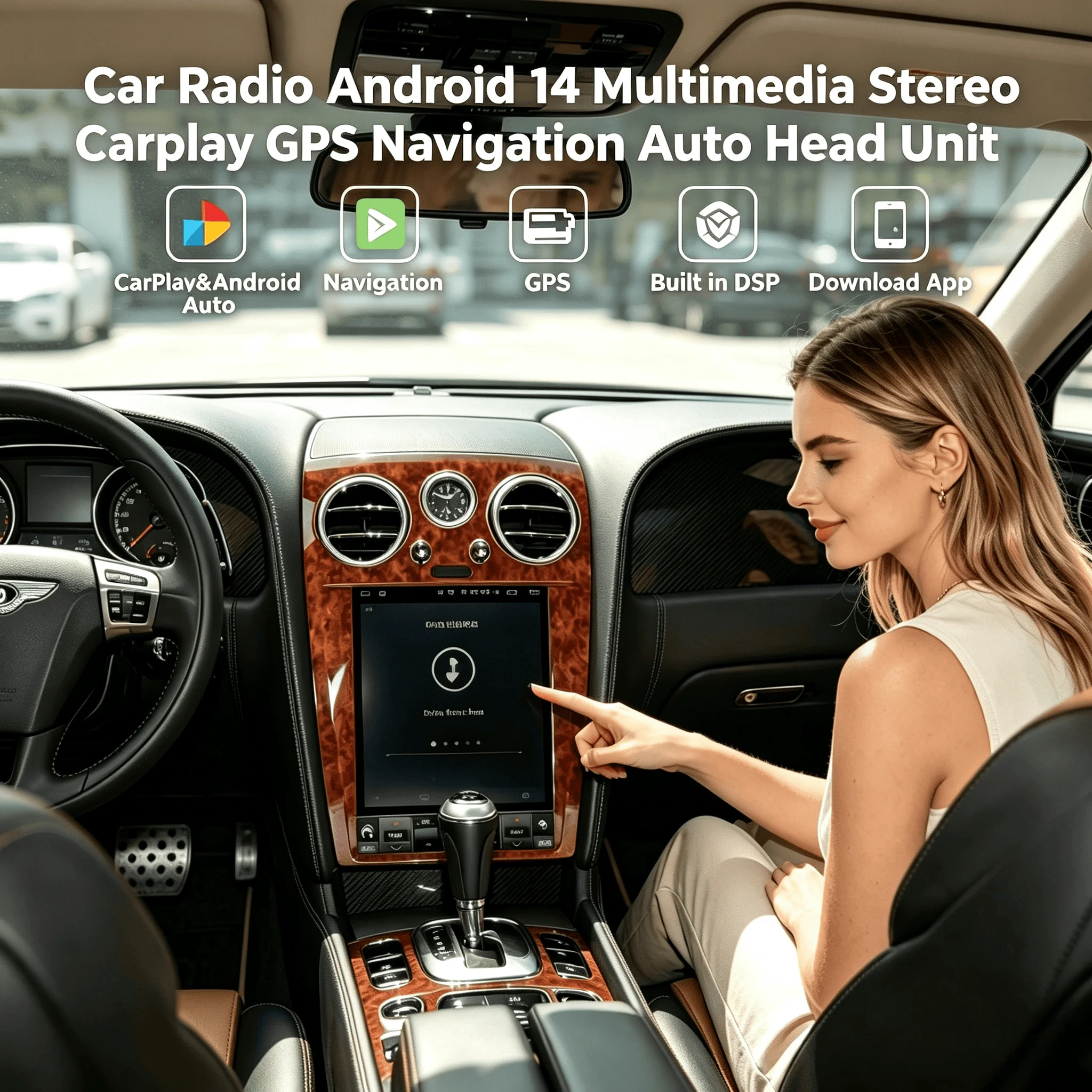 Car Radio Android 14 12.1