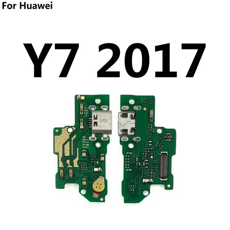 New USB Port Charging Dock Charger Board with Microphone Repair For Huawei Y9 Y7 Y6 Pro Y5 Prime 2019 2018 2017