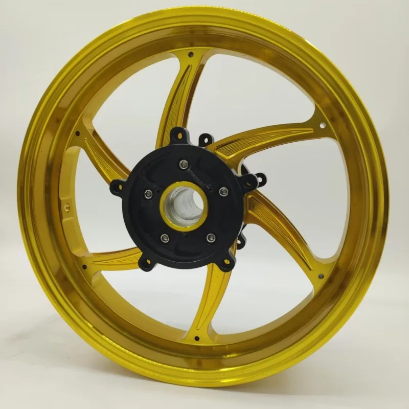 Motorcycle wheel hub aluminum alloy front and rear wheels