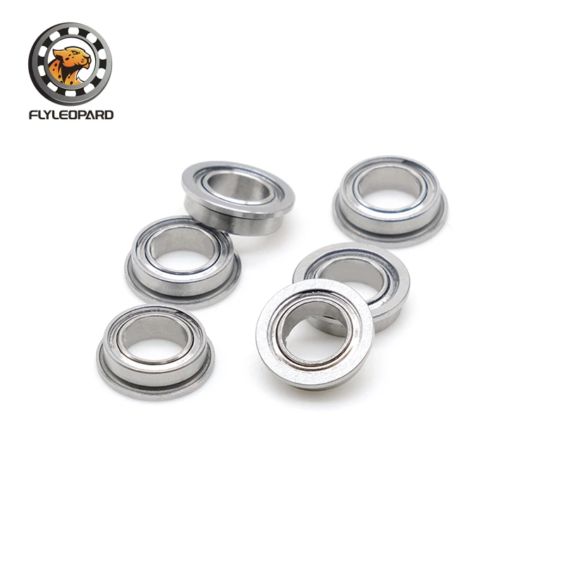 10PCS MF85ZZ Flange Bearing 5x8x2.5 mm  Double Shielded Chrome Steel Flanged MF85 Z ZZ Ball Bearings MF85Z MF85 DDLF-850