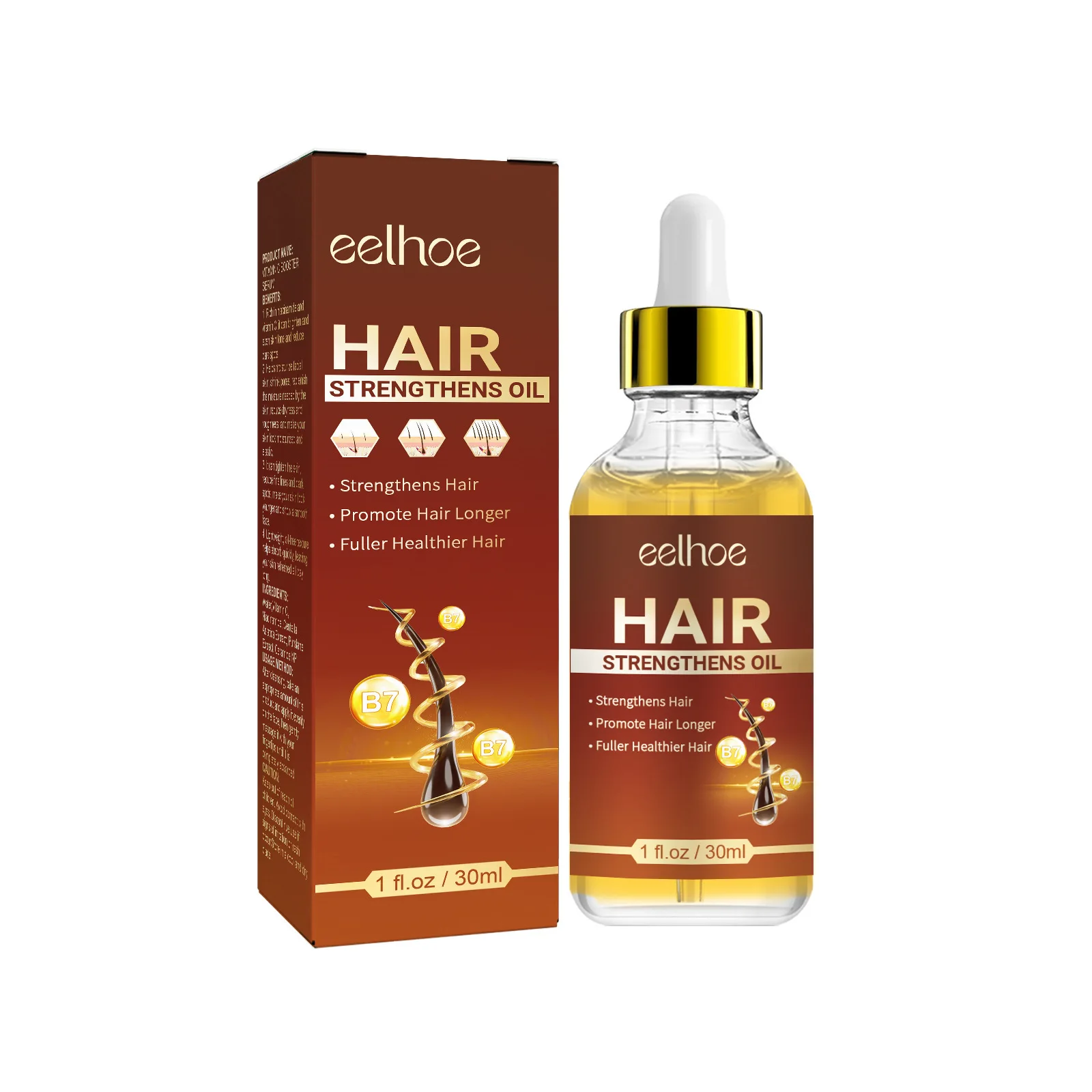 EELHOE Zenzero Crescita Dei Capelli Olio Essenziale Anti Perdita di Capelli Nutrire Il Trattamento Del Cuoio Capelluto Siero Addensare Cura Dei Capelli Olio di Ricino Bellezza Sano