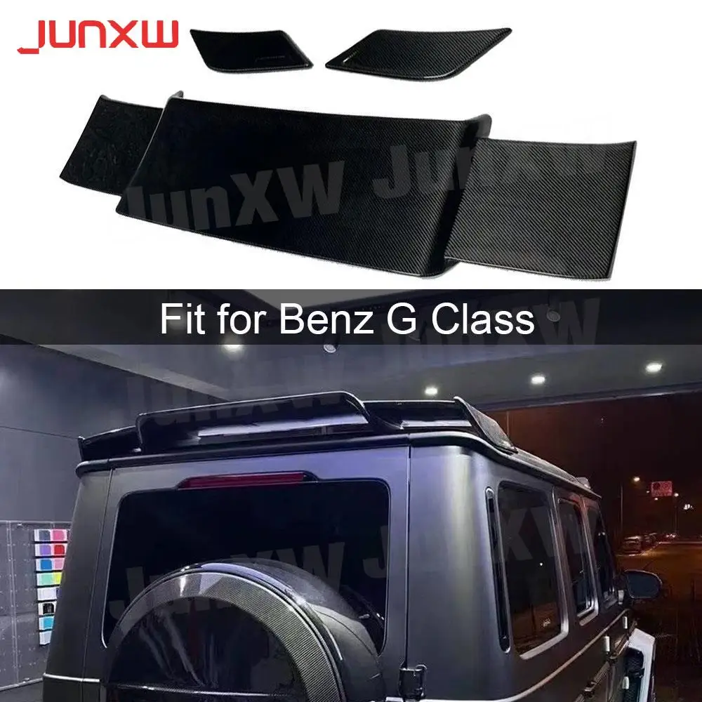 

G Class Carbon Fiber Rear Roof Spoiler Wing Lid for Mercedes-Benz G CLASS W463 G500 G550 G63 AMG Rear Wing Spoiler Car Styling