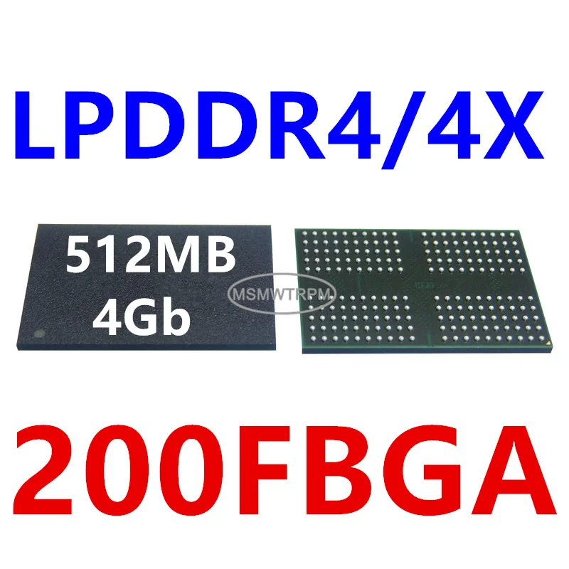 MT53E128M32D2DS-046 WT:A D9WXR MT53E128M32D2FW-046 WT ES:A Z8BBG LPDDR4/4X 512MB 4266Mbps 200FBGA 4Gb Memory Chip IC Integrated