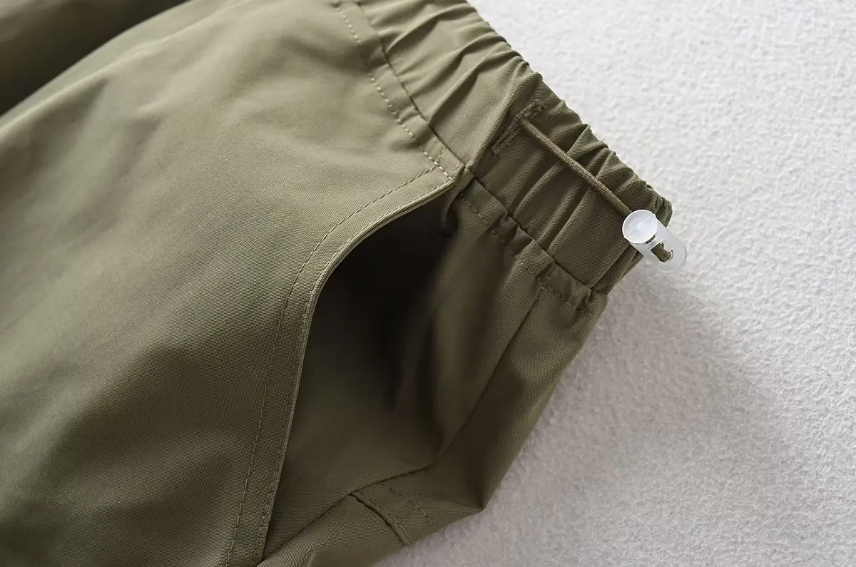 Américain rétro vêtements de travail taille haute a-ligne jupe femmes été polyvalent minceur décontracté en plein air ket jupe