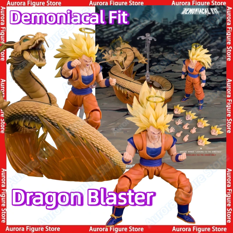 

In Stock Demoniacal Fit DF Dragon Ball Z SHF Super Saiyan SSJ3 Dragon Blaster Son Goku Anime Action Figures Toys Model PVC Gift