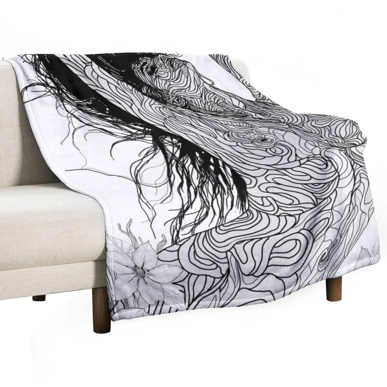 mystic transcendence Throw Blanket Plush christmas gifts Travel Blankets