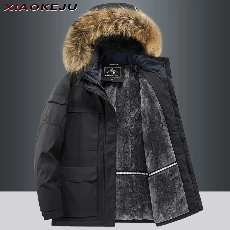 Male Winter Coat Men\'s Cold Jackets Winter Design Jacket Man Coat Mountaineering Oversize Heavy Baseball Heating