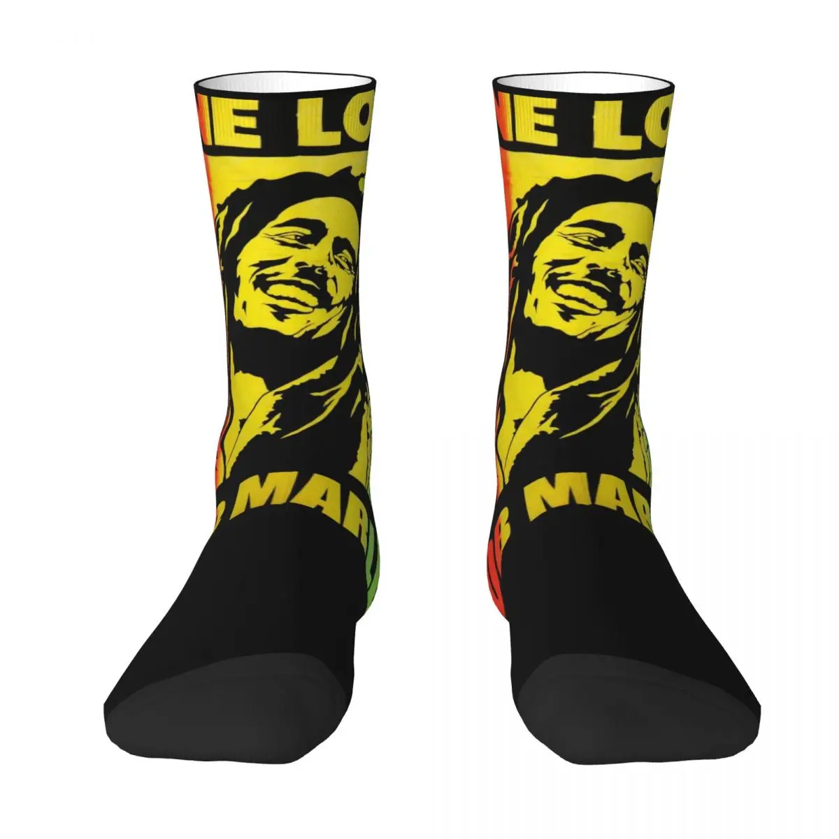 Rapper Bob Marley Unisex Socks Hip Hop 3D Print Happy Socks Street Style Crazy Sock