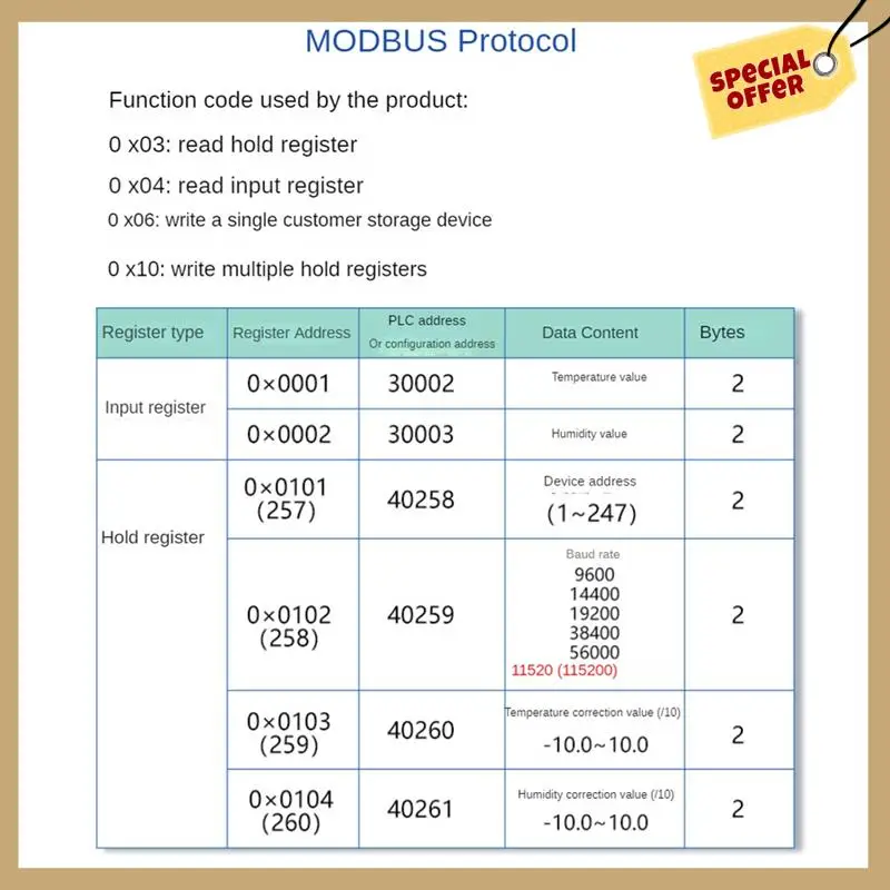 DC5-28V RS485 Датчик температуры и влажности Modbus XY-MD03 Коллектор температуры и влажности - металлическая головка, простая в использовании