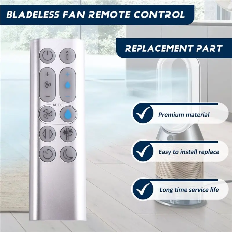 Promotion Day Replace Remote Control For Dyson PH01 PH02 PH04 Air Purifier Humidifier Bladeless Fan- Works Models PH01/PH02/PH04 view 4