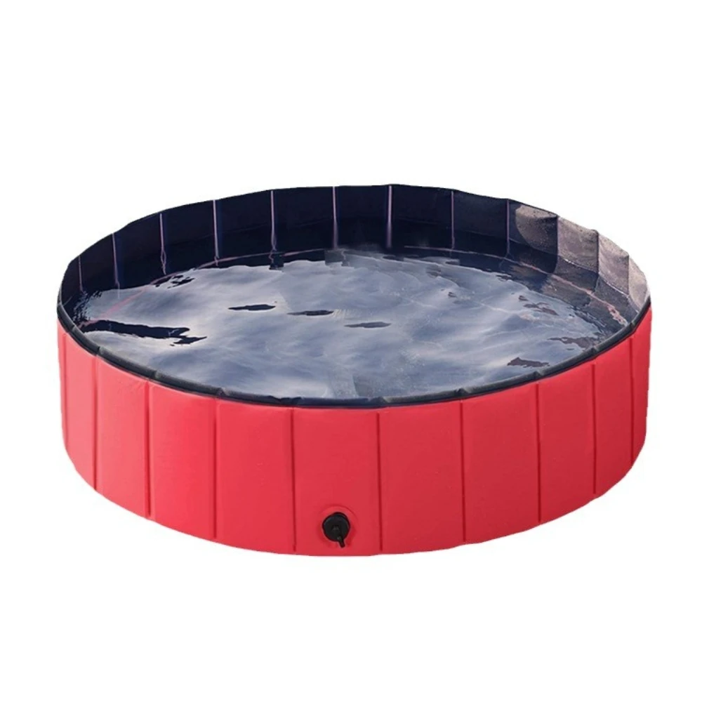 PVC Foldable Dog Swimming Pool Pet Bath Swimming Tub Bathtub Outdoor Indoor Collapsible Bathing Pool for Large Medium Small Pet