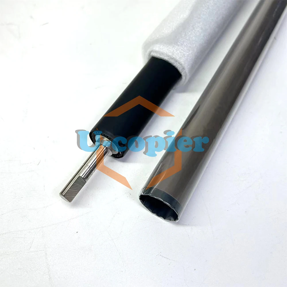 2X High Quality Fuser Fixing Film + Lower Pressure Roller for HP E62655 62565 62575 Fuser Film Sleeves