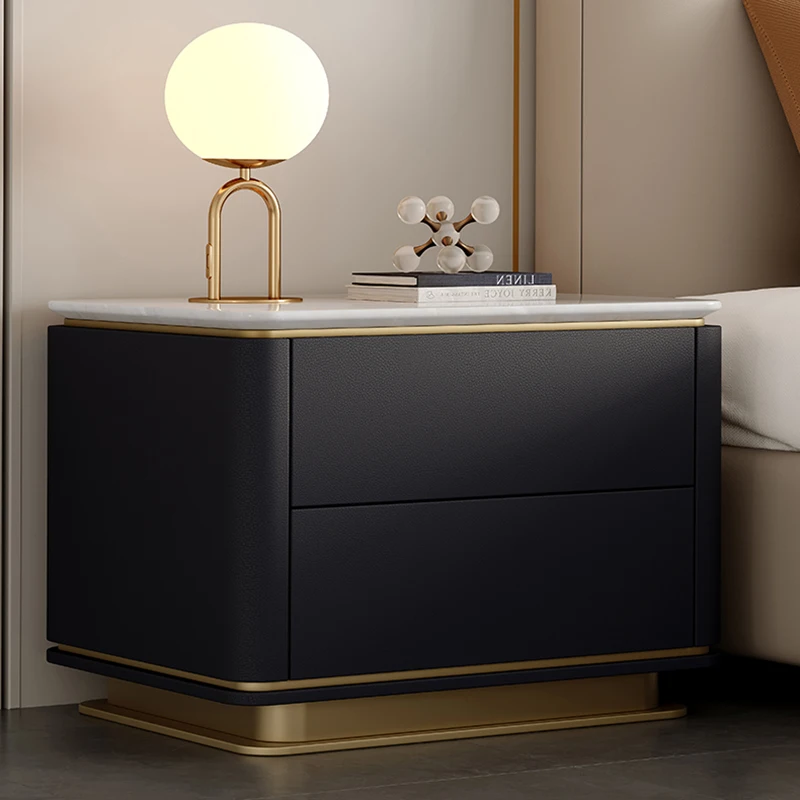 

Minimalist Nordic Nightstands Modern Style Luxury Trendy Bedside Table Storage With Drawers Mesitas De Noche Bedroom Furniture