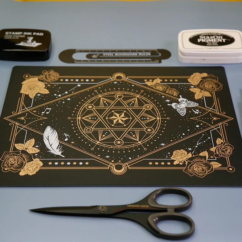 Black Magic Array Cutting Mat 1PC 30*22cm A4 Self Healing Craft Mat Craft Card Fabric Leather Paper Cutting Tool Pad Writing Pad