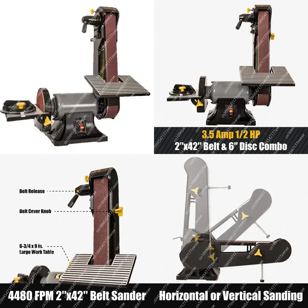 Electric Corded Belt Sander & 6