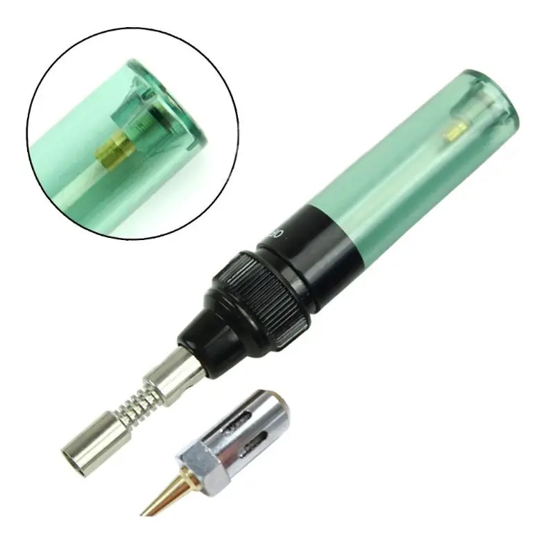 1300°C Butane Gas Blow Torch Soldering Iron Gun Cordless Welding Pen for Burner