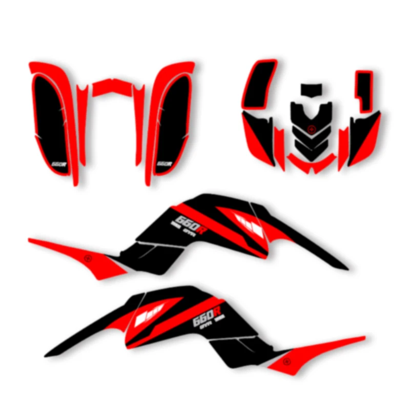 

DSMTECH Motorcycle Graphics Decals Stickers Kits For YAMAHA RAPTOR 660-RAPTOR 660 003