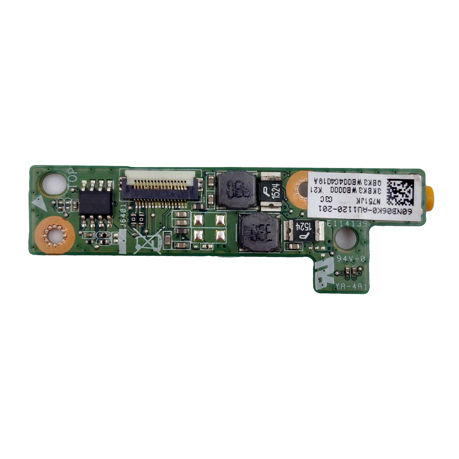 N751J para ASUS N751 N751J N751JK N751JX N751JV N751JM portátil Audio usb IO placa y panel táctil envío rápido