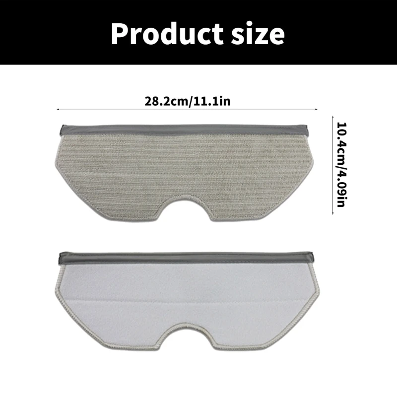 Kehrroboter-Mopptuch-Ersatzteil, Kehrroboter-Ersatztücher, Wischpad, Vliesstoff-Mopppad für Reinigungszwecke