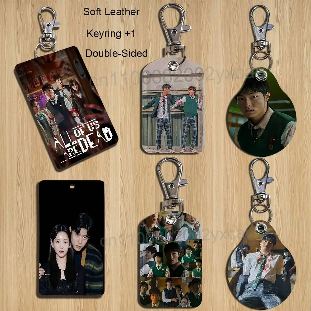 AOUAD movie All of Us Are Dead Keychain Holder Suitable For Subway Bank Card Bus Card Case Badge