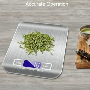 Balance de cuisine portative de 10 kg, 1 g, balance électrique numérique à café, affichage LCD de mesure, balance de poids domestique, outils de mesure du poids des ménages 12 meilleures cuisines maison en vente - No 7
