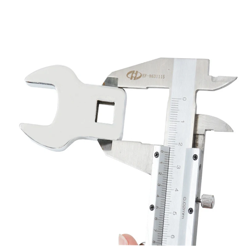 3/8 Inch Drive Wrench Set Crow Foot Open End Wrench Keys Set Oil Pipe Spanner Torque Ratchet Plug-in Accessories Hand Tools