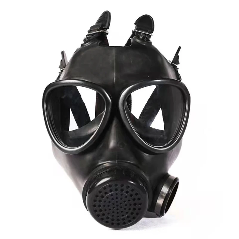 Rubber Head Gear Grimace 87 Type Industry Respirator Painting Gas Mask Chemical Protective Full Face Mask Wide Field Of Vision