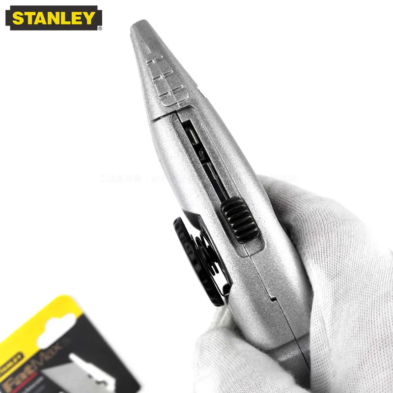 Stanley FatMax Heavy Duty Cutting Knife with 3pcs Trapezoidal Blade Wallpaper Carpet Art Knife 10-777-22