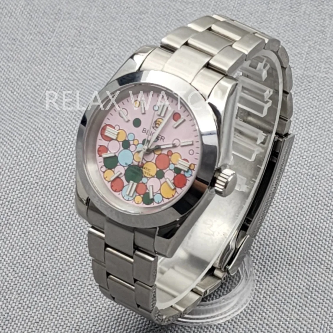 36mm 39mm Sapphire Glass 2023 New Style Stainless Steel Watch Japanese Nh35 Automatic Mechanical Movement N3