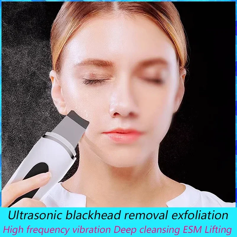 Dispositivo eléctrico de belleza facial, eliminación ultrasónica de puntos negros, vibración de alta frecuencia, limpieza profunda, ESM, cuidado facial USB ML-050