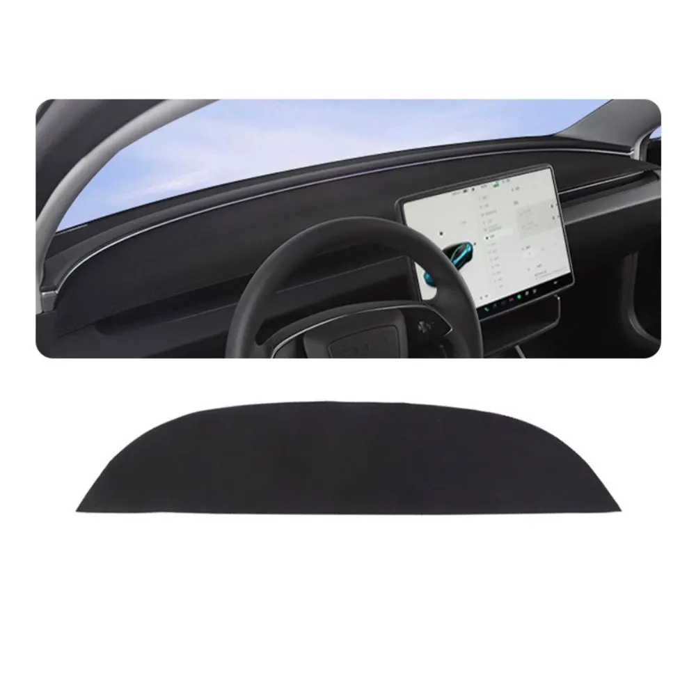 For Tesla Model 3 Highland 24-26 Y Juniper 25-26 Dashboard Anti-UV Mat Cover Center Console Sunshade Protector Pad
