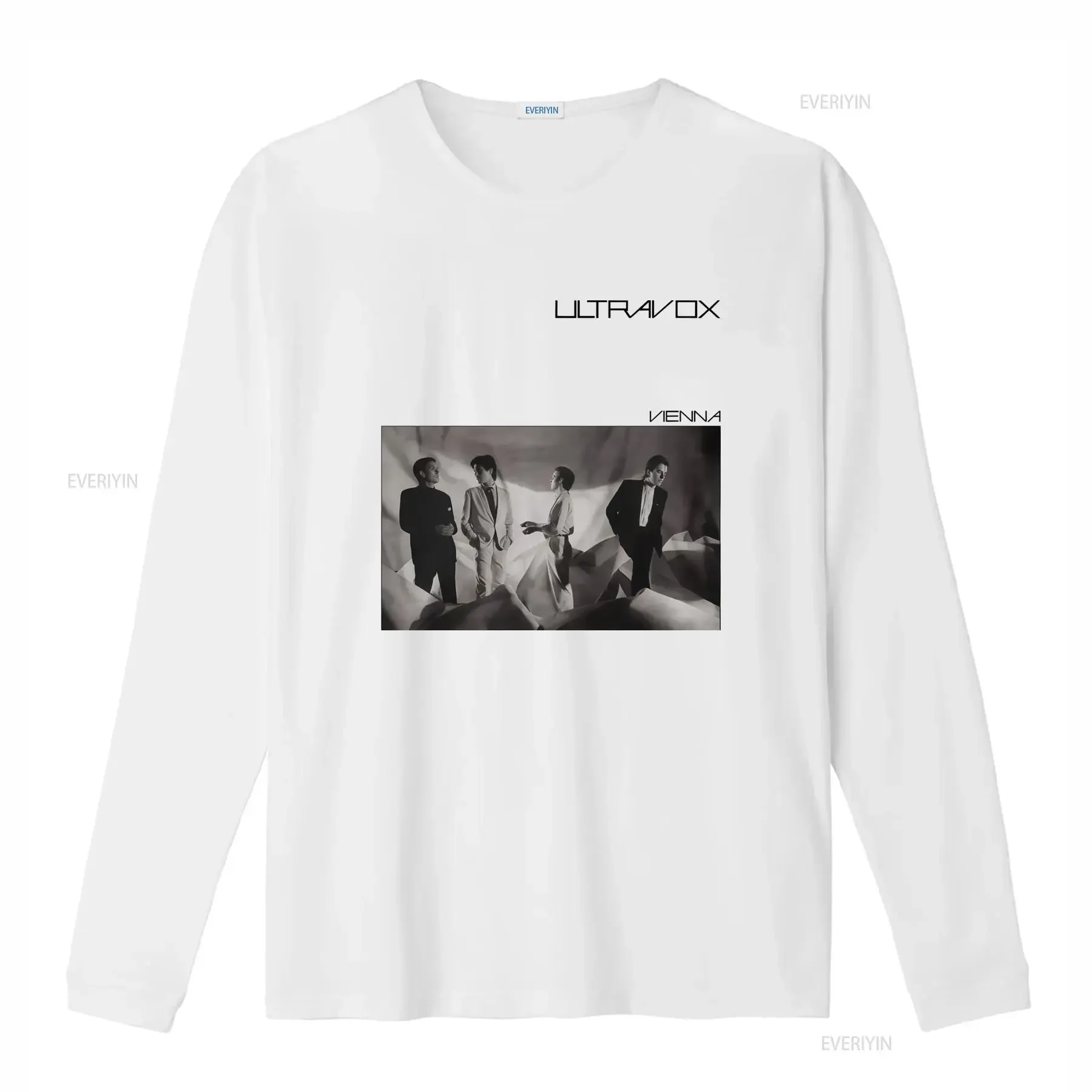 Ultravox Vienna Music Band T Shirt Cotton with Chris Cross Warren Cann Billy Currie Print Retro Rock Style for Lovers vintage
