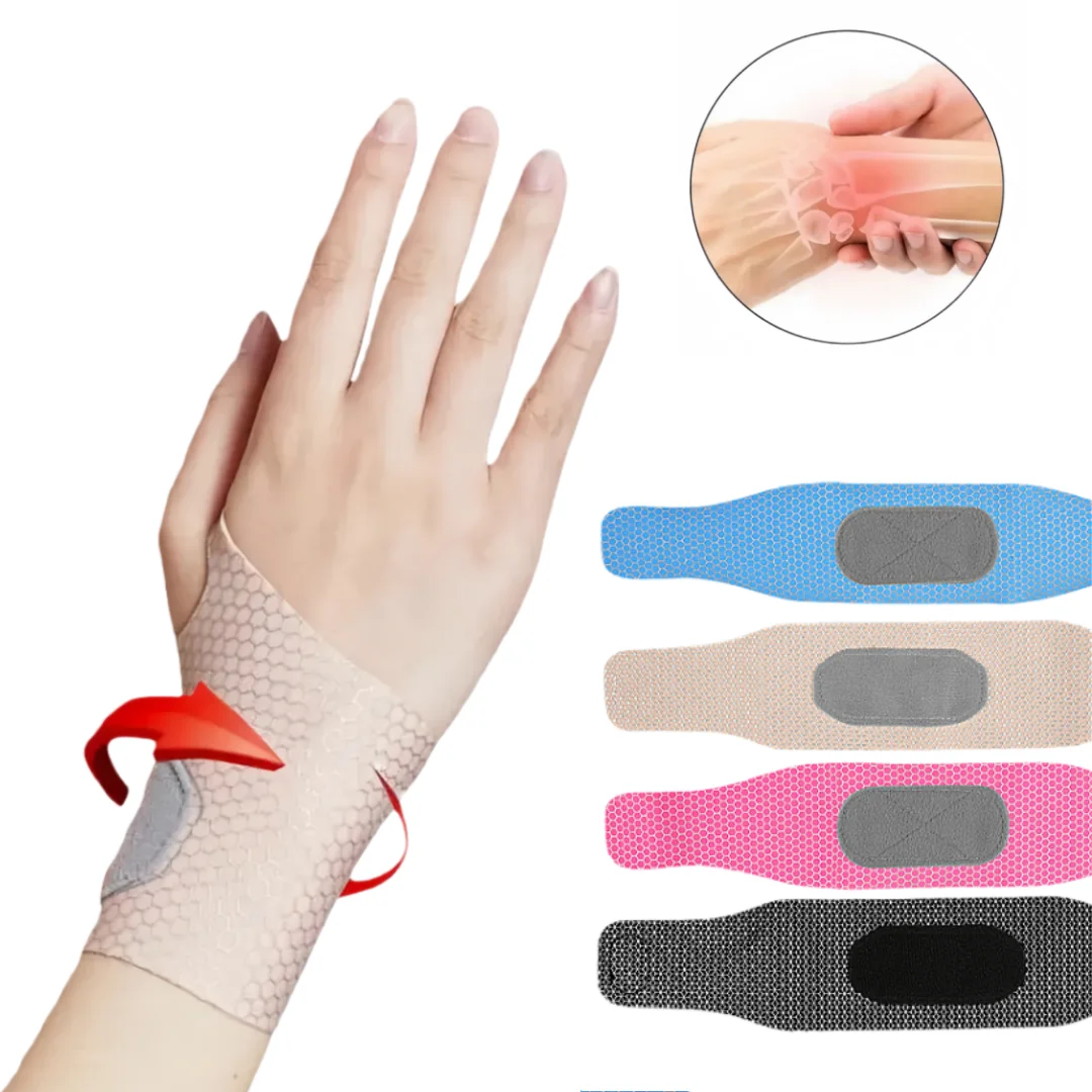 

1pc Adjustable Wrist Band Breathable Pressurized Wrist Wrap Guard Sports Wristband Carpal Support Protection Orthopedic Hand