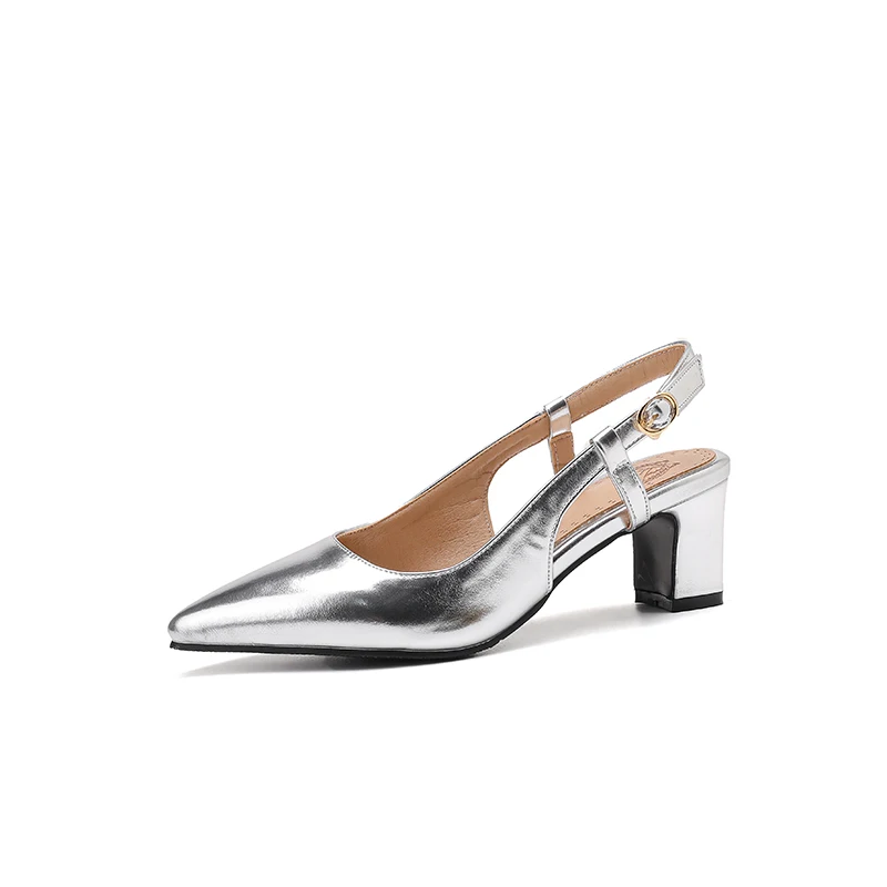 

High heels for ladies Ladies wedding shoes Thick Heel Pointed toe Fashion trend simple and elegant