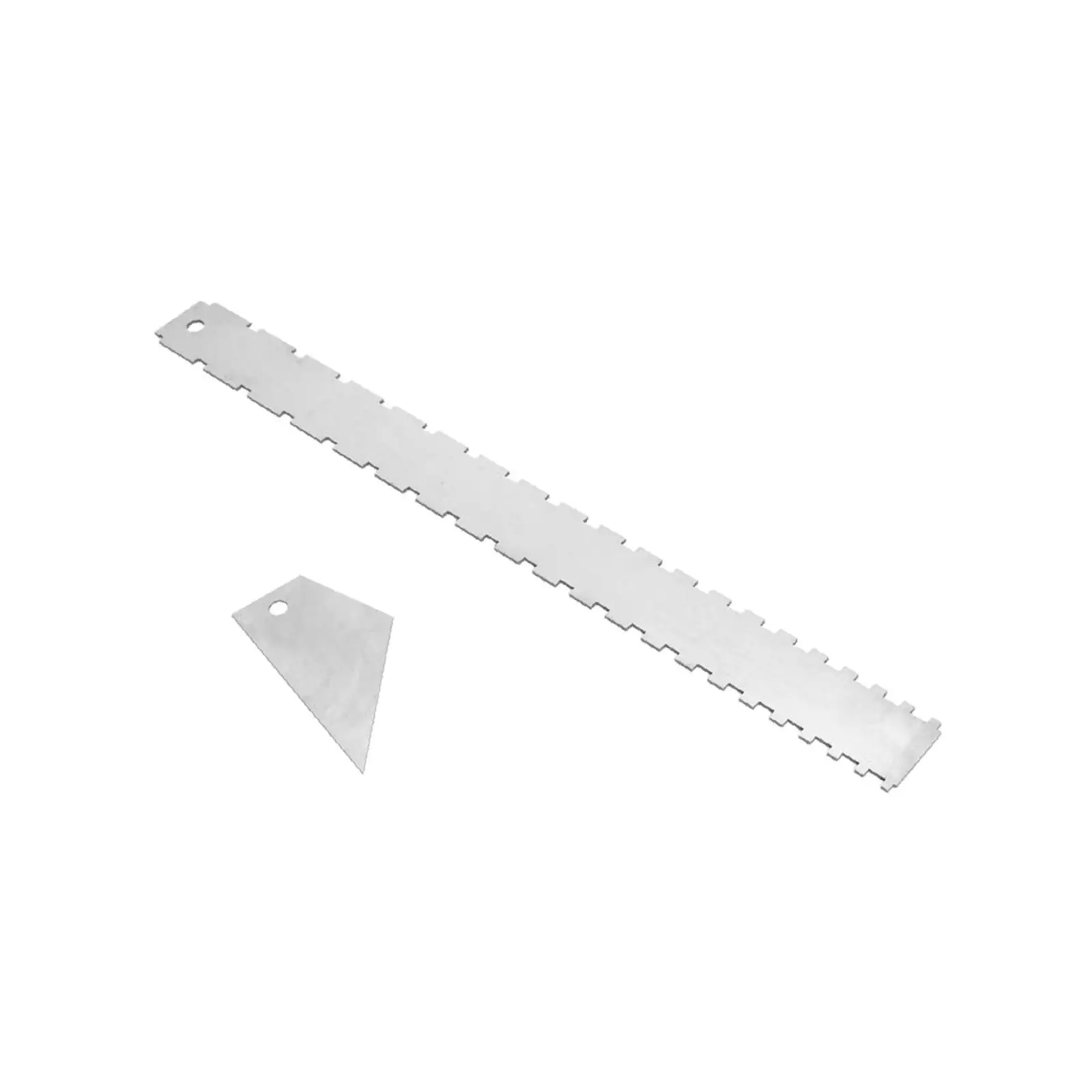Guitar Accessories Fret Rocker Notched Straight Edge Stainless Steel Gauge Ruler for Fretboards Repair